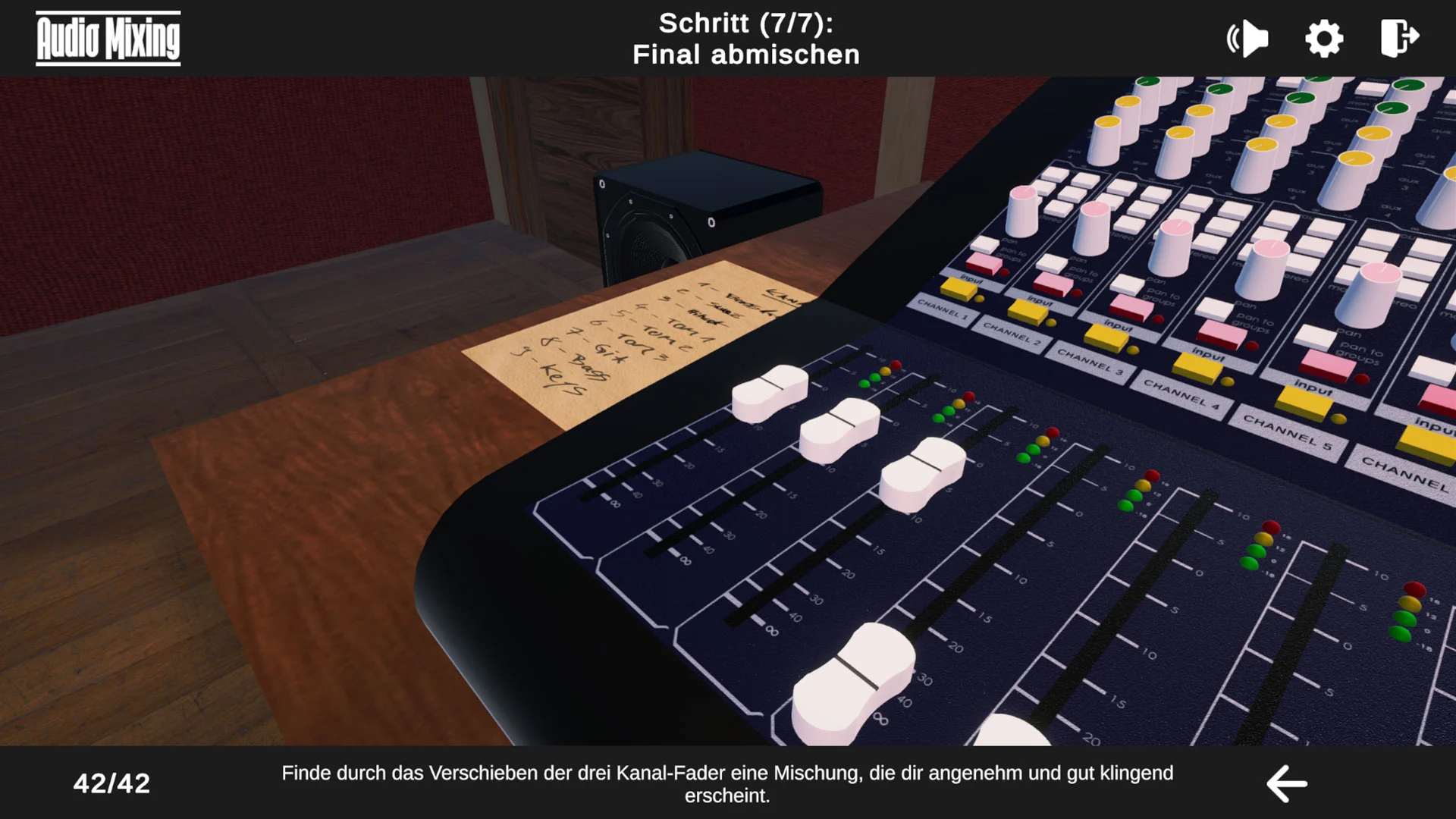 Screenshot of Demo Mode