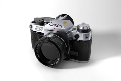 Canon AE-1 Blender-Projekt Thumbnail