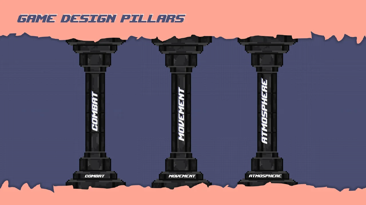 Wrath of Tiny Knight Game Pillars